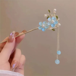 کانزاشی طرح گل آبی