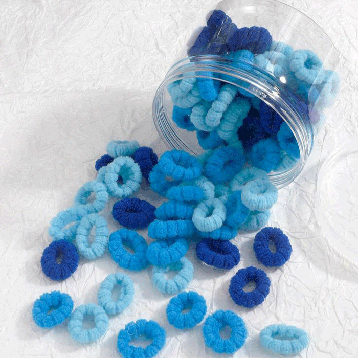 Pack of 100 hair ties (1) بسته ۱۰۰ عددی کش مو