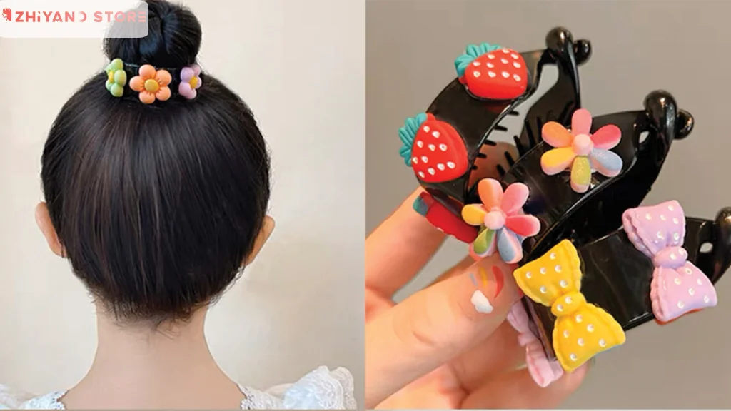 مدل موی گوجهای با کلیپس کوچک