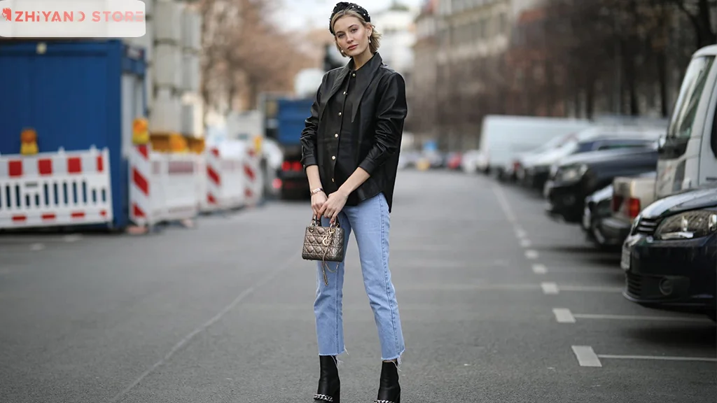 انتخاب هدبند چرمی برای استایل خیابانی با لباس کژوال