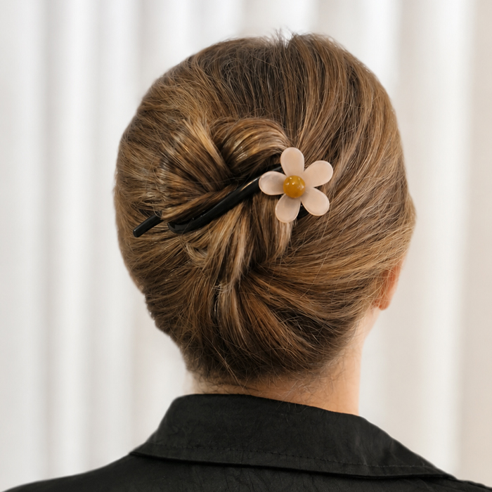 Daisy-style snap clip گیره چفتی آبشاری گل بابونه - Image 1